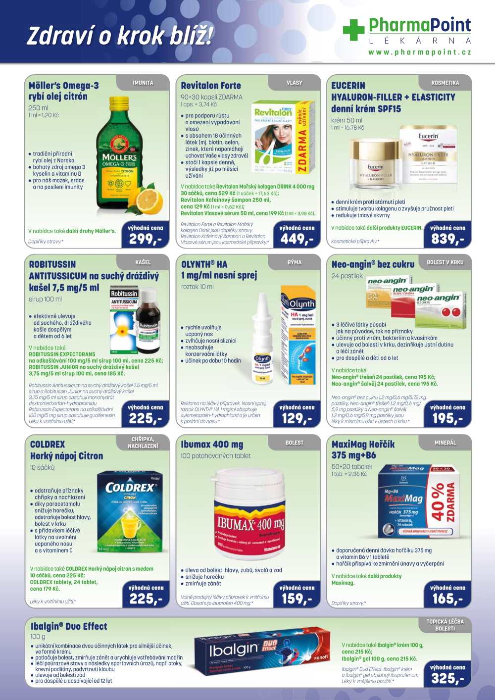 Leták PharmaPoint leták A - strana 3