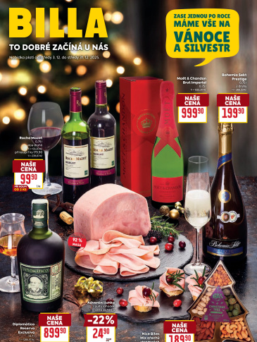 BILLA leták - Delikatesy