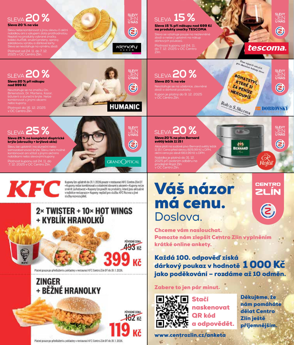 Leták Centro Zlín magazín - strana 14