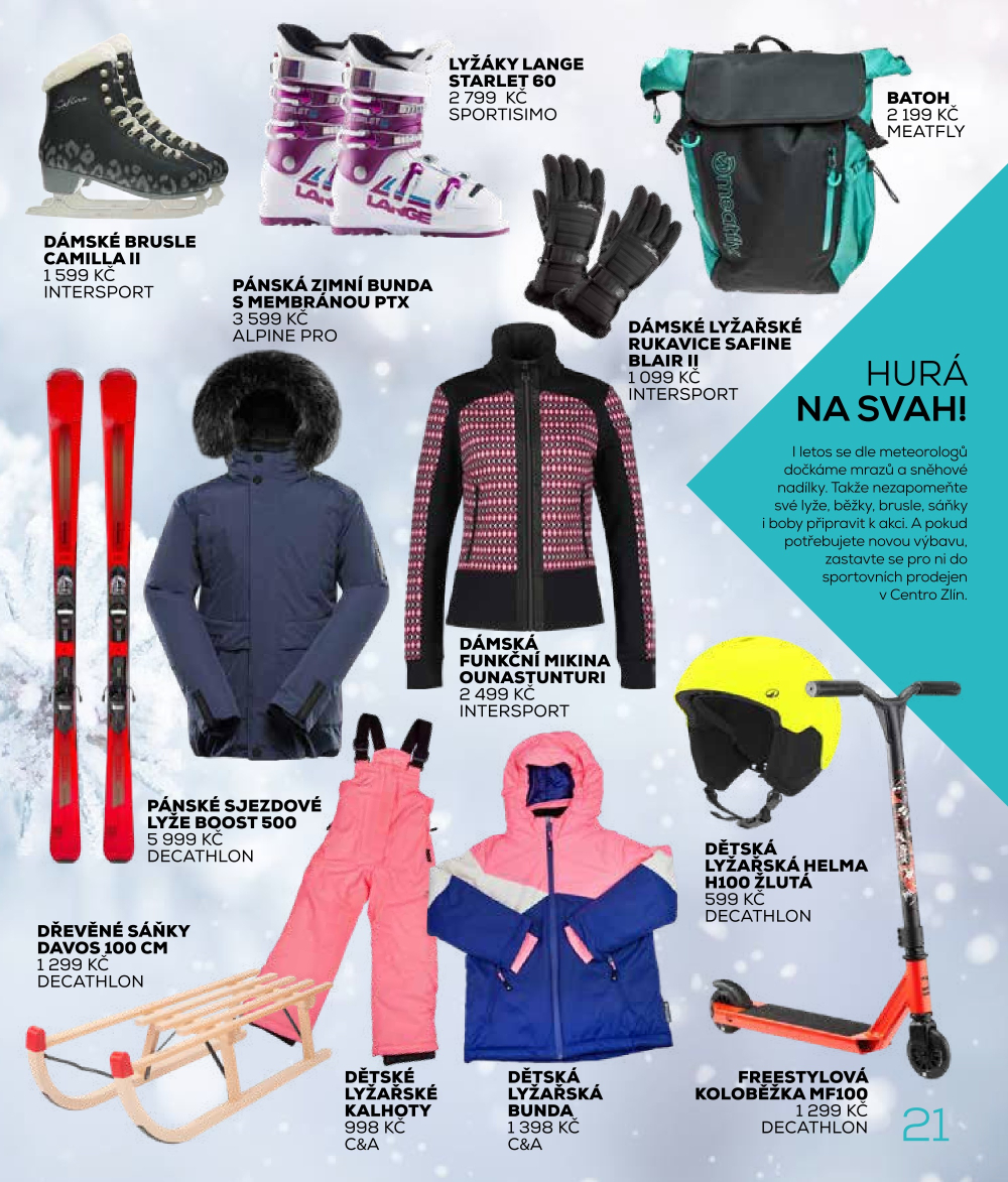Leták Centro Zlín magazín - strana 21