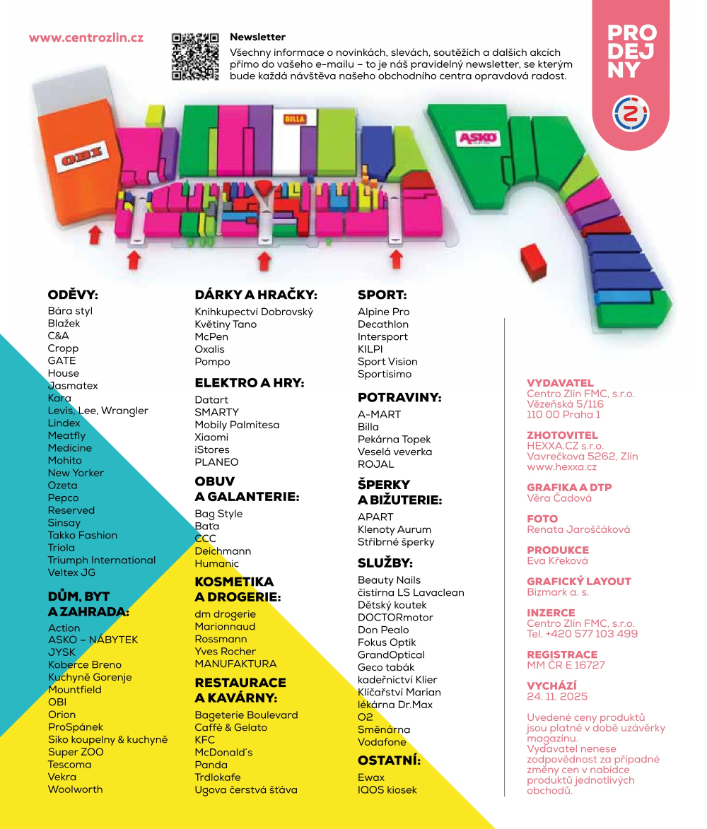 Leták Centro Zlín magazín - strana 24