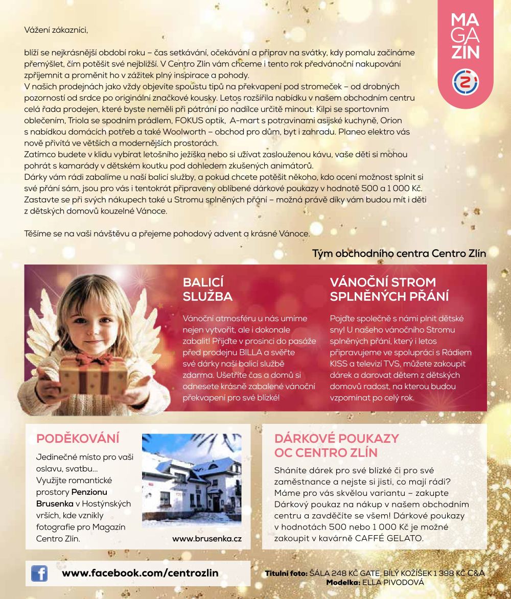 Leták Centro Zlín magazín - strana 3