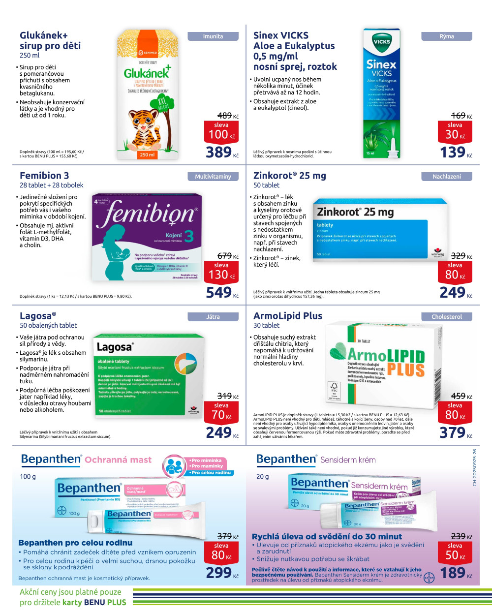 Leták BENU Lékárna leták - strana 2