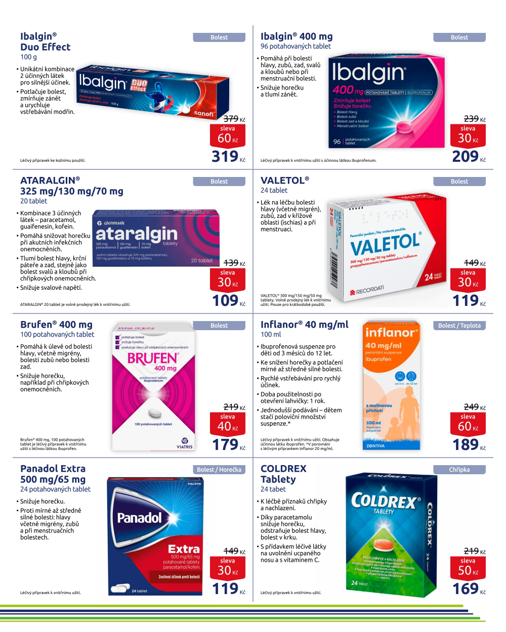 Leták BENU Lékárna leták - strana 9