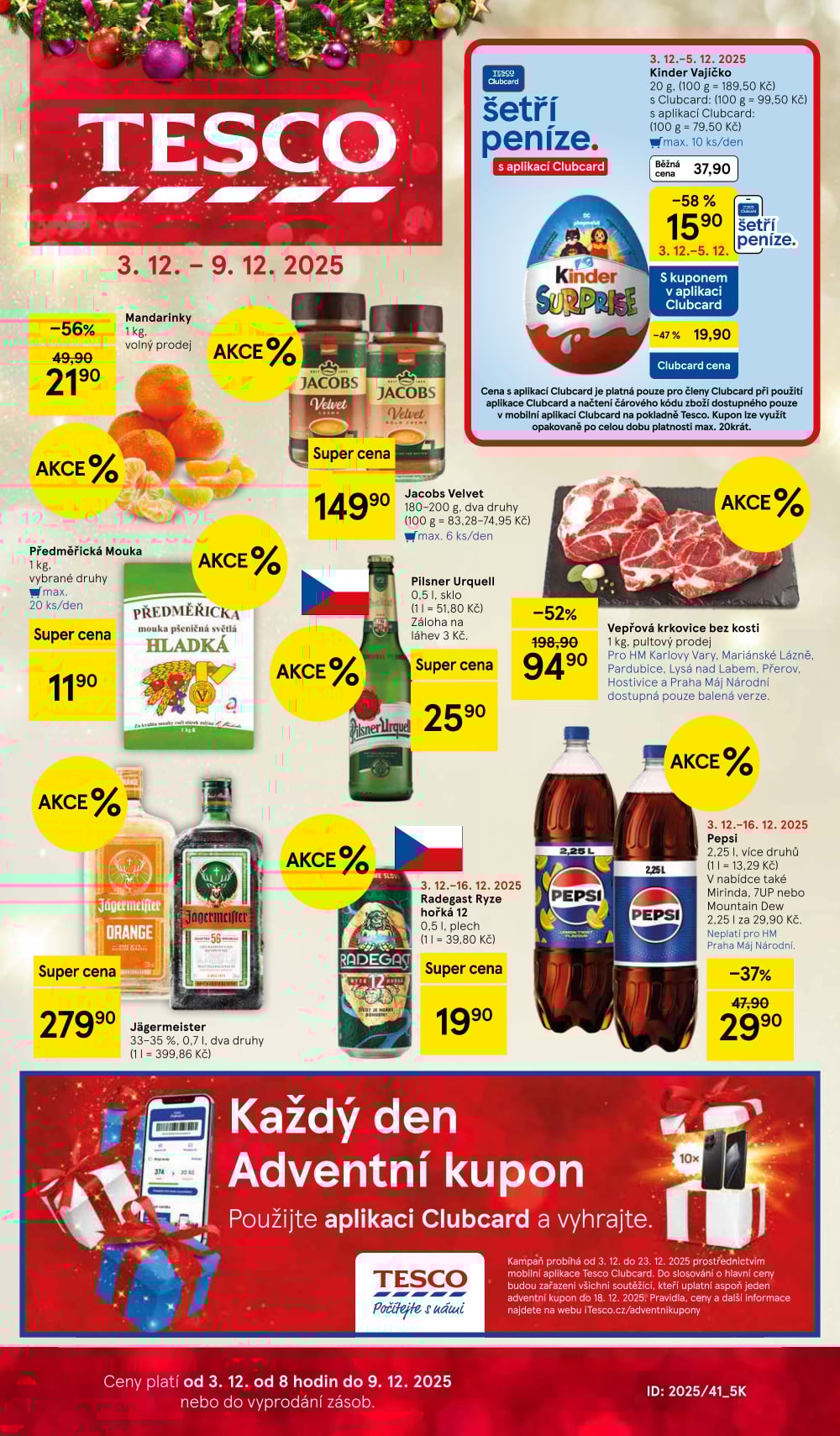 Leták Tesco hypermarket leták - strana 1