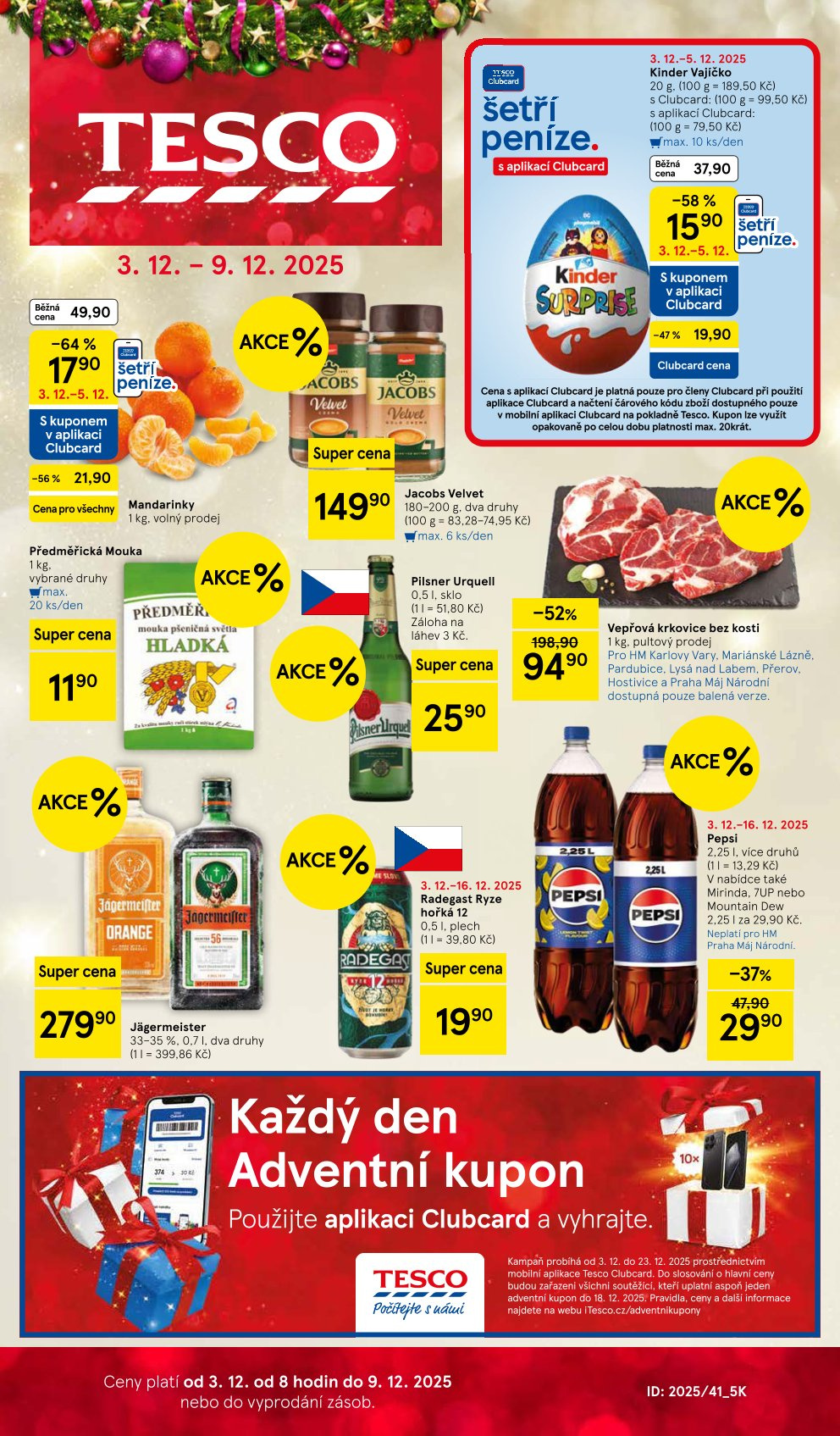 Leták Tesco hypermarket leták - strana 1