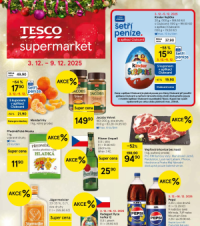 Akční leták Tesco supermarket 