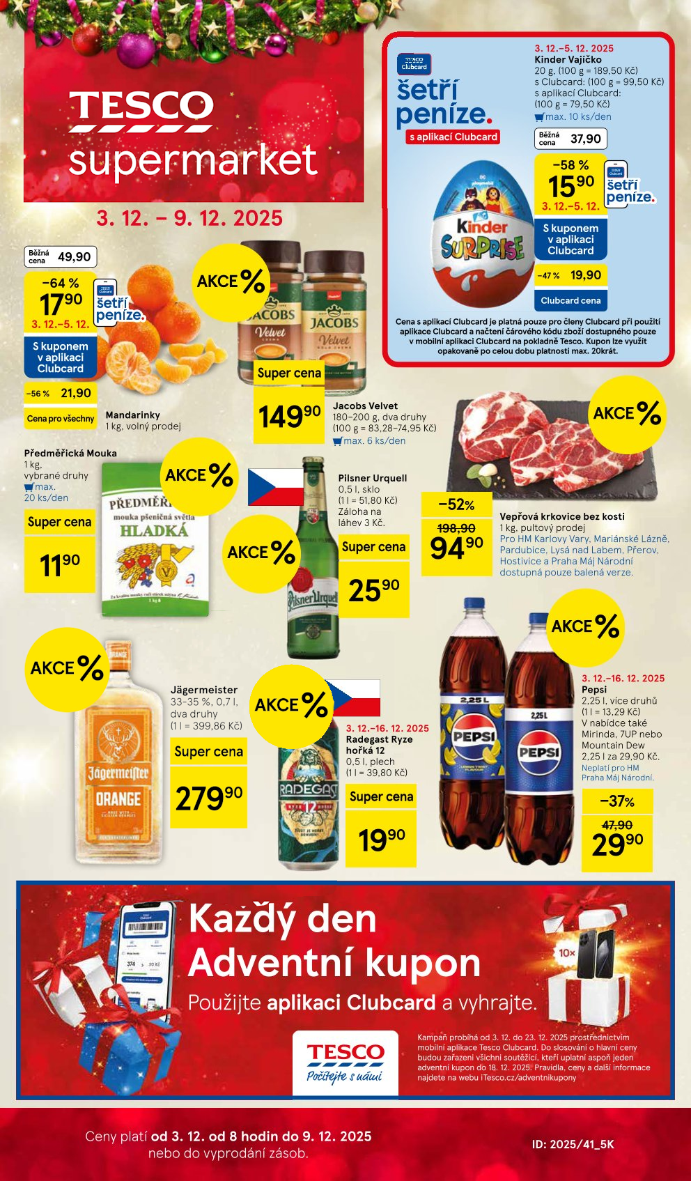 Leták Tesco supermarket leták - strana 1