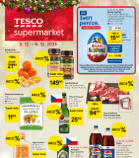 Akční leták Tesco supermarket 