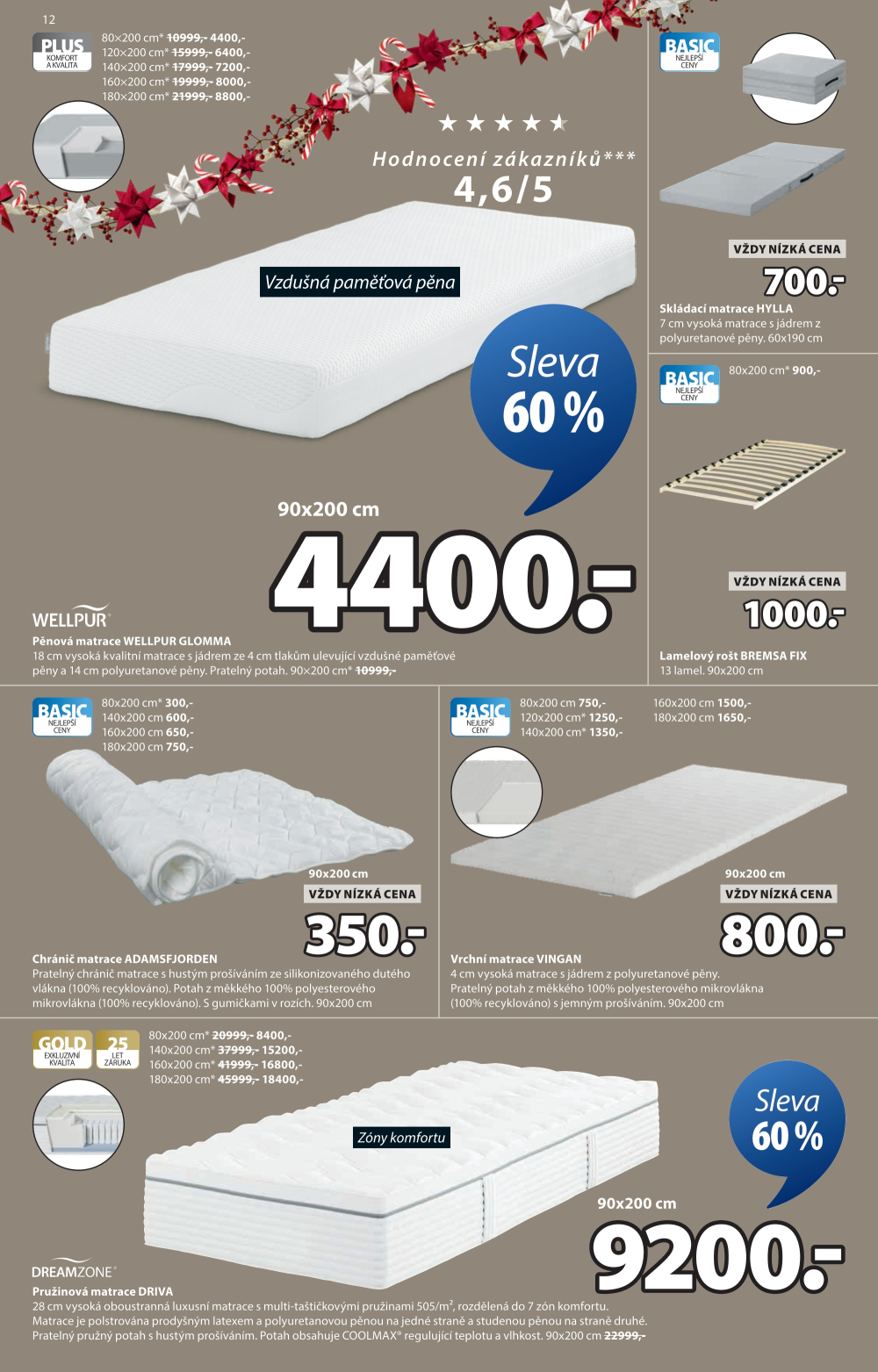 Leták Jysk leták - Skvělá vánoční nabídka - strana 13