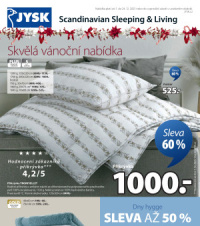Akční leták Jysk  - Skvělá vánoční nabídka