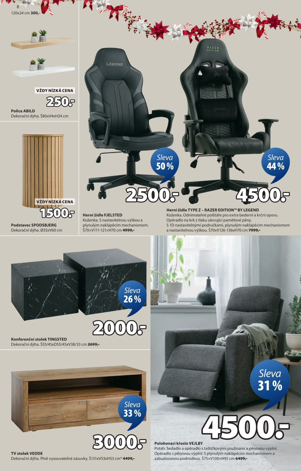 Leták Jysk leták - Skvělá vánoční nabídka - strana 9