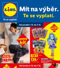 Akční leták Lidl  - Nabídka spotřebního zboží