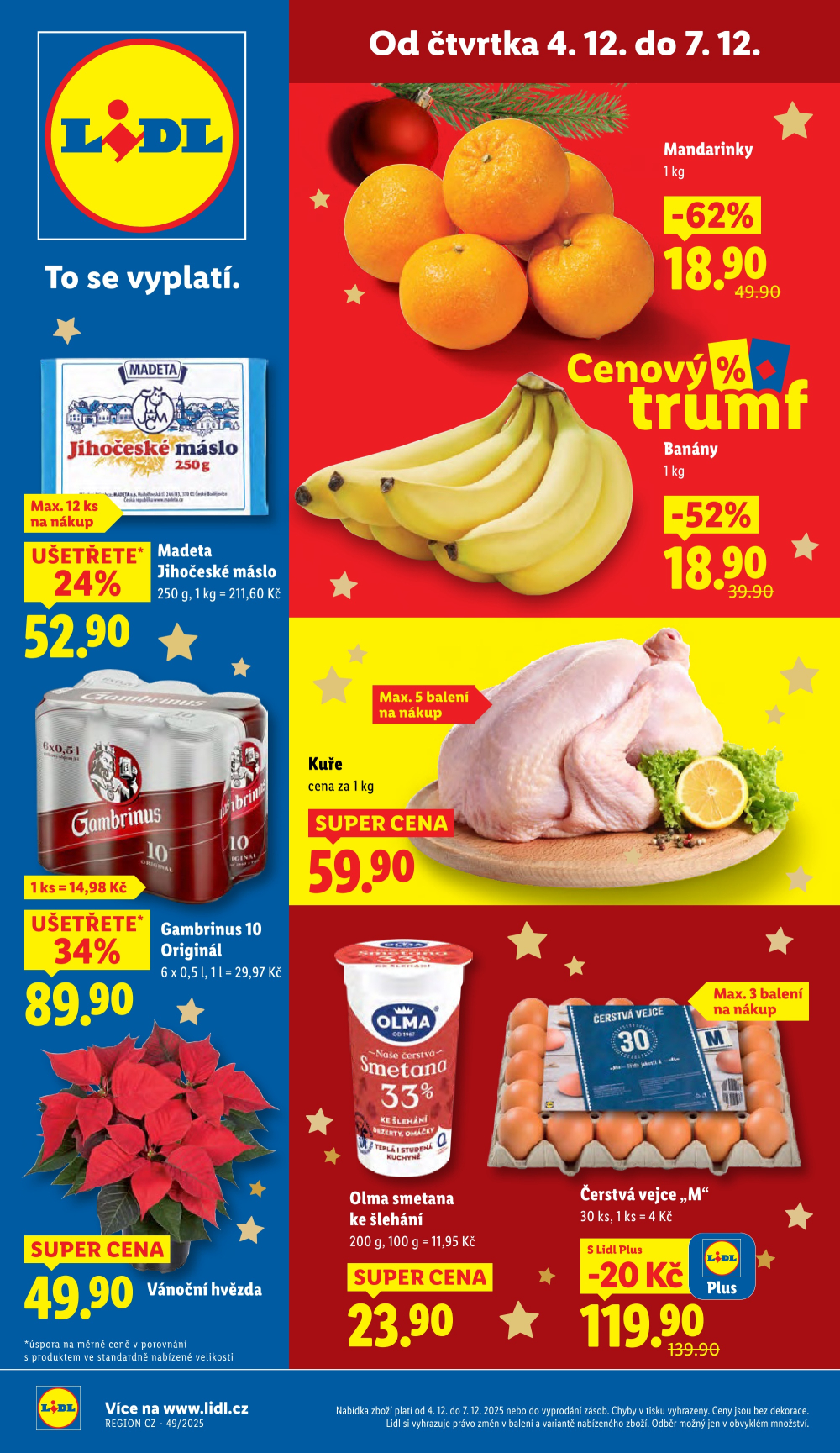 Leták Lidl leták od čtvrtka - strana 1