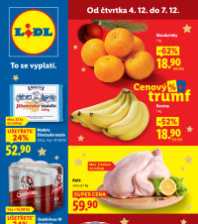 Akční leták Lidl  od čtvrtka