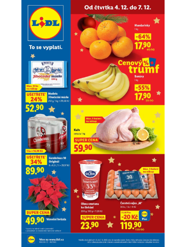 Lidl leták od čtvrtka