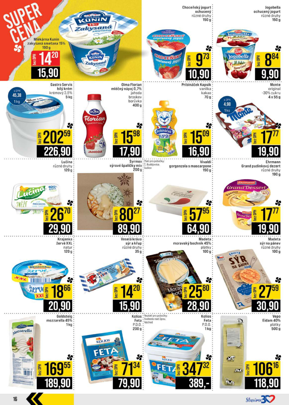 Leták JIP leták CC Cash & Carry - České Budějovice, Most, Náchod, Svoboda nad Úpou, Sušice - strana 16