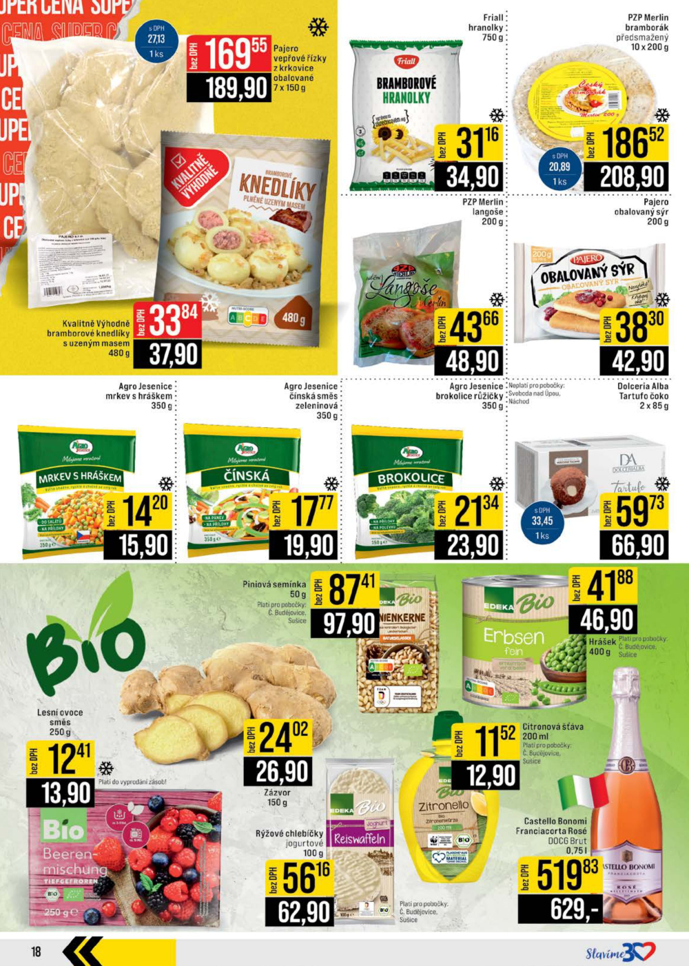 Leták JIP leták CC Cash & Carry - České Budějovice, Most, Náchod, Svoboda nad Úpou, Sušice - strana 18