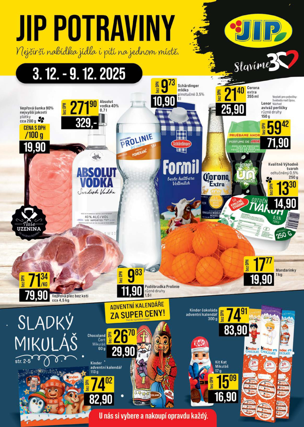 Leták JIP leták CC Cash & Carry - České Budějovice, Most, Náchod, Svoboda nad Úpou, Sušice - strana 1