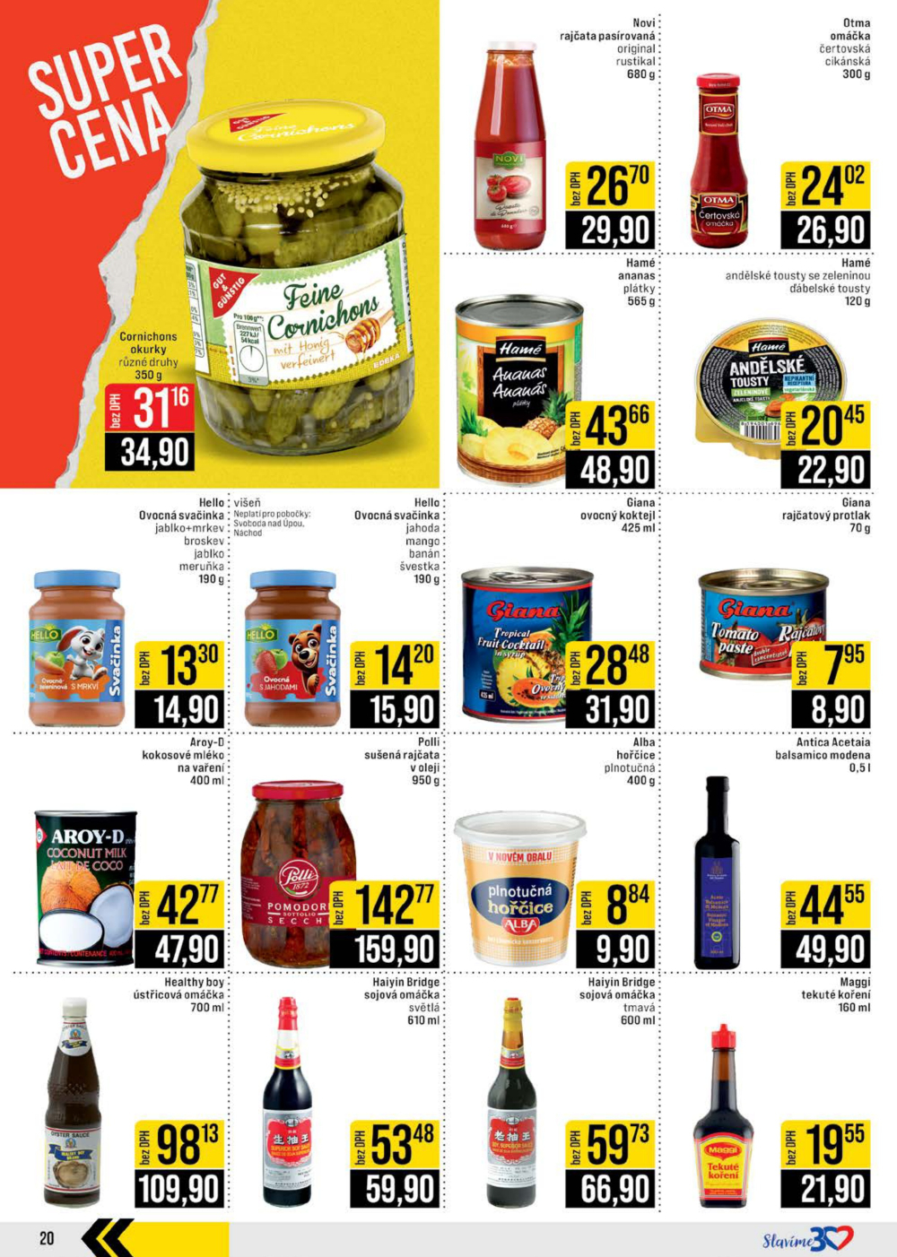 Leták JIP leták CC Cash & Carry - České Budějovice, Most, Náchod, Svoboda nad Úpou, Sušice - strana 20