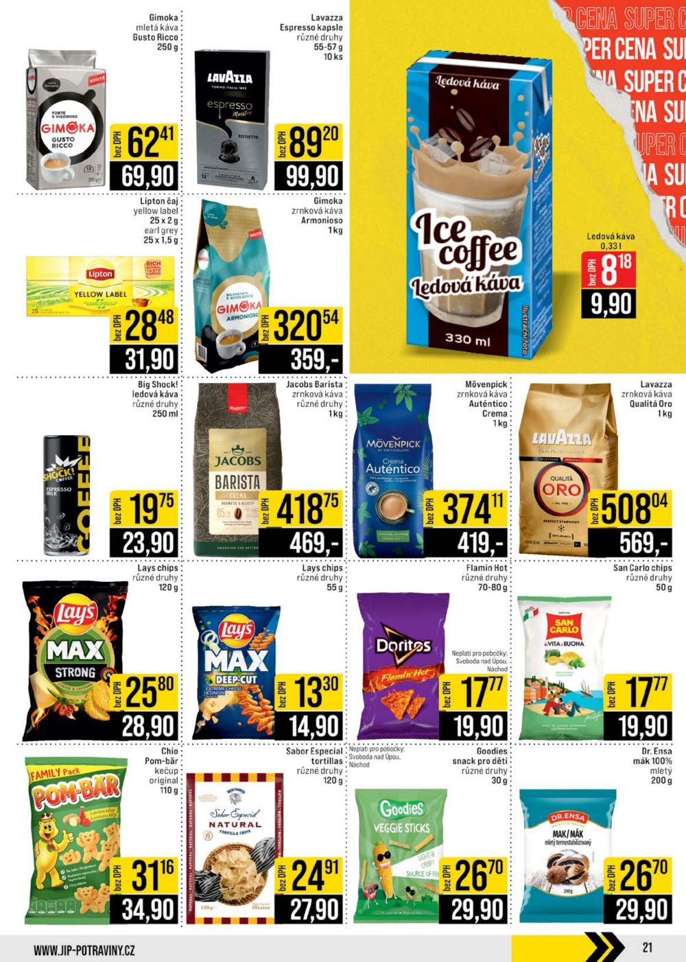 Leták JIP leták CC Cash & Carry - České Budějovice, Most, Náchod, Svoboda nad Úpou, Sušice - strana 21