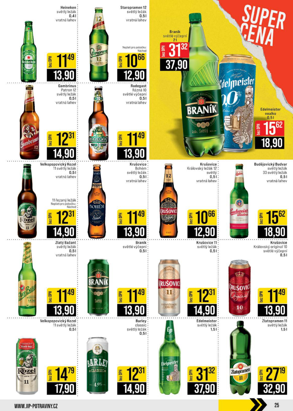 Leták JIP leták CC Cash & Carry - České Budějovice, Most, Náchod, Svoboda nad Úpou, Sušice - strana 25