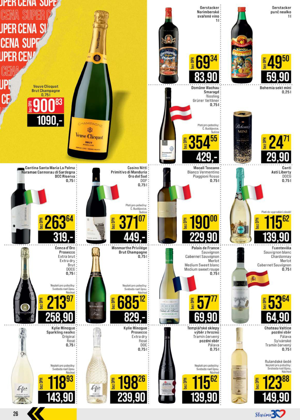 Leták JIP leták CC Cash & Carry - České Budějovice, Most, Náchod, Svoboda nad Úpou, Sušice - strana 26