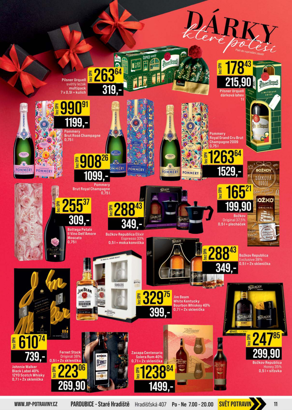 Leták JIP leták CC Cash & Carry - Brno, Ostrava, Praha, Polička, Olomouc, Karlovy Vary, Zlín, Jilemnice, Pardubice - strana 11