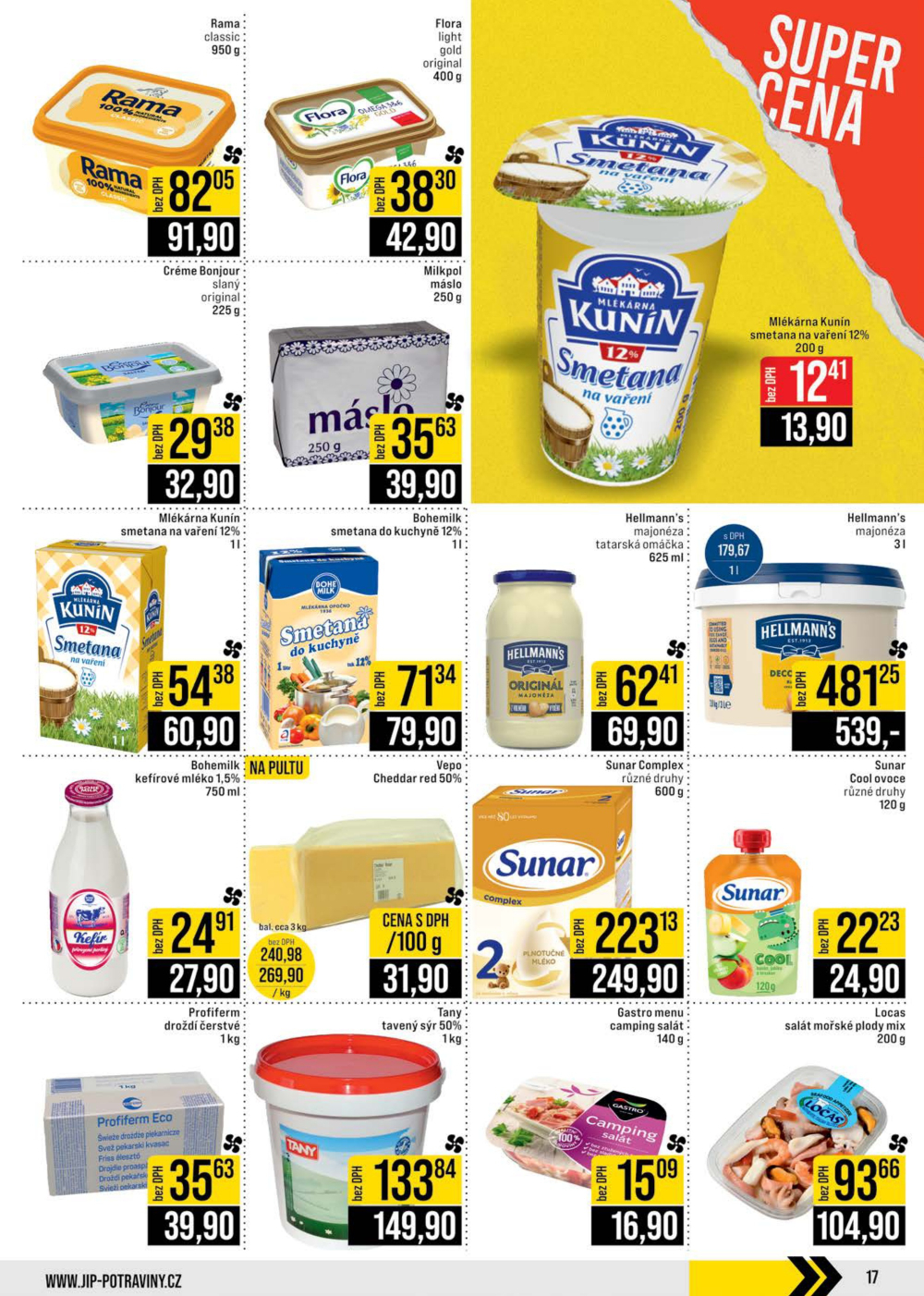 Leták JIP leták CC Cash & Carry - Brno, Ostrava, Praha, Polička, Olomouc, Karlovy Vary, Zlín, Jilemnice, Pardubice - strana 17