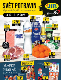 JIP leták CC Cash & Carry - Brno, Ostrava, Praha, Polička, Olomouc, Karlovy Vary, Zlín, Jilemnice, Pardubice