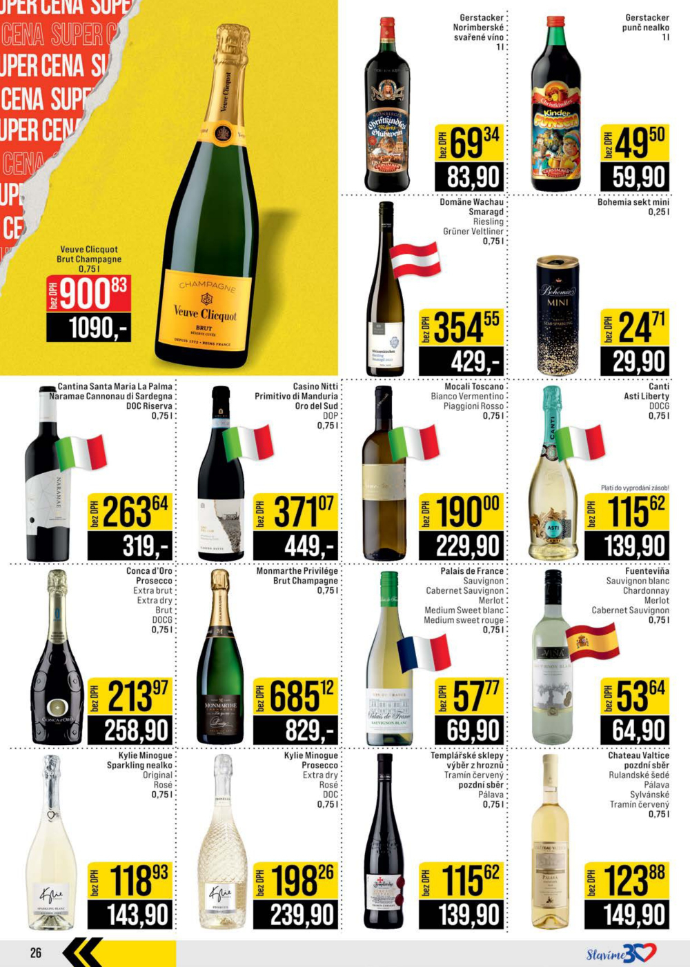 Leták JIP leták CC Cash & Carry - Brno, Ostrava, Praha, Polička, Olomouc, Karlovy Vary, Zlín, Jilemnice, Pardubice - strana 26