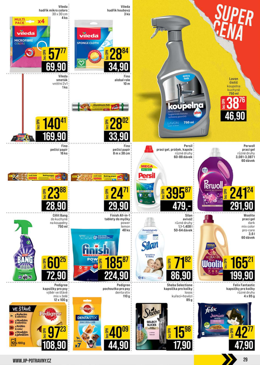 Leták JIP leták CC Cash & Carry - Brno, Ostrava, Praha, Polička, Olomouc, Karlovy Vary, Zlín, Jilemnice, Pardubice - strana 29