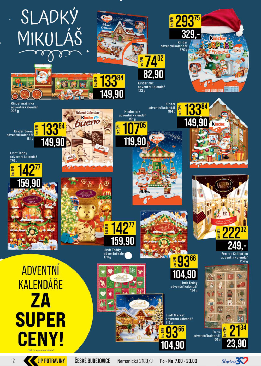 Leták JIP leták CC Cash & Carry - Brno, Ostrava, Praha, Polička, Olomouc, Karlovy Vary, Zlín, Jilemnice, Pardubice - strana 2