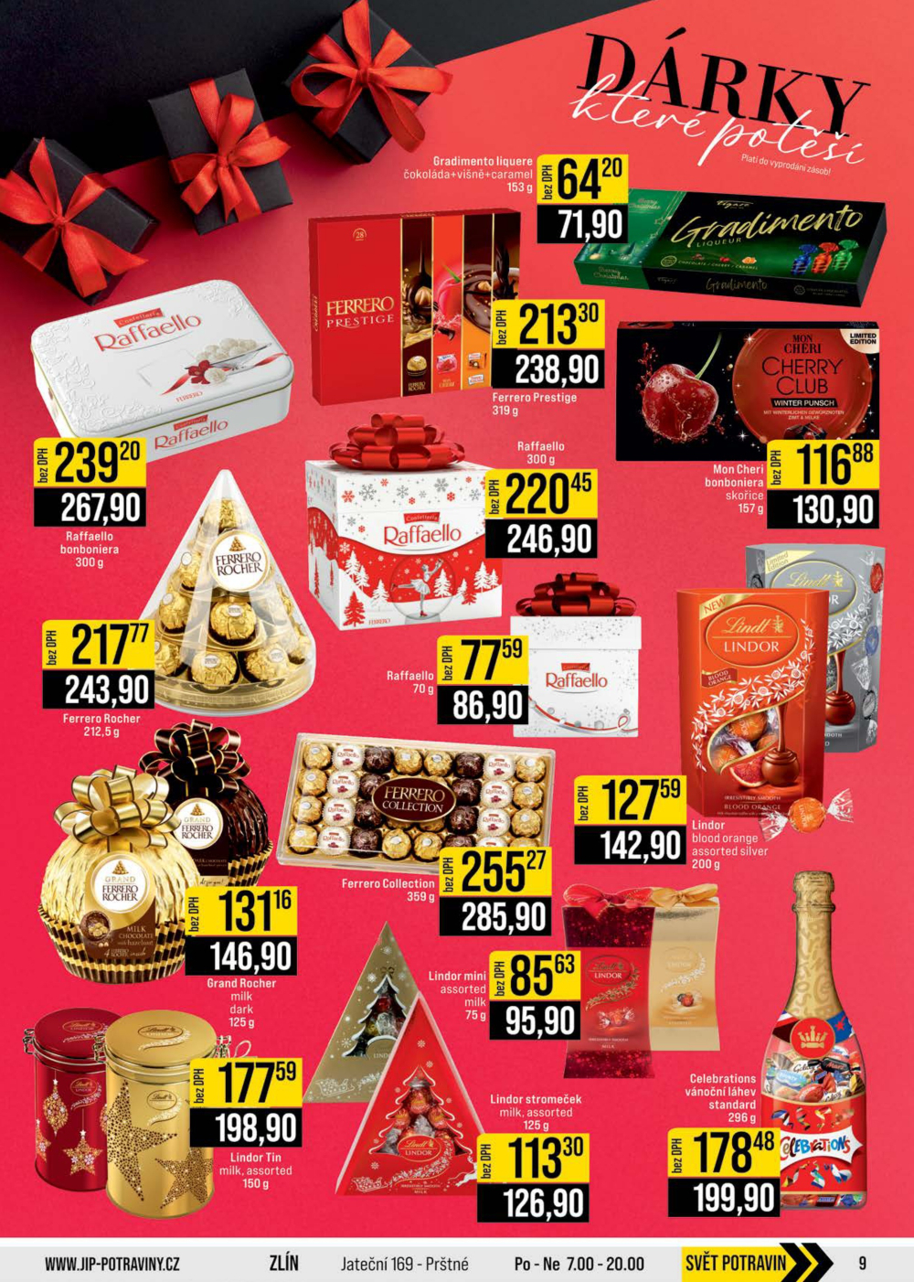 Leták JIP leták CC Cash & Carry - Brno, Ostrava, Praha, Polička, Olomouc, Karlovy Vary, Zlín, Jilemnice, Pardubice - strana 9