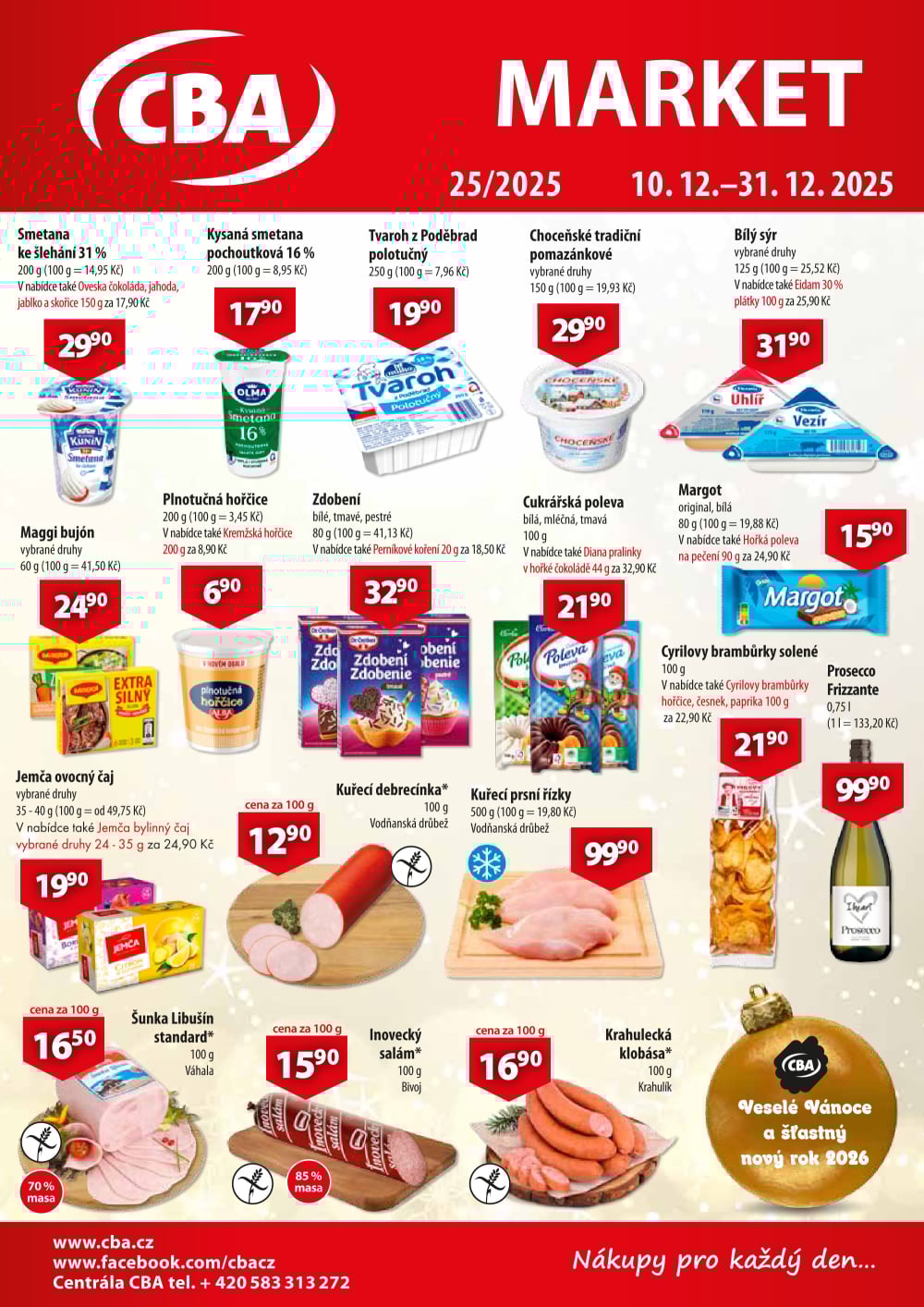 Leták CBA Market leták - strana 1