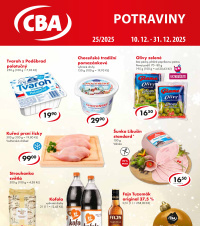 Akční leták CBA Potraviny 