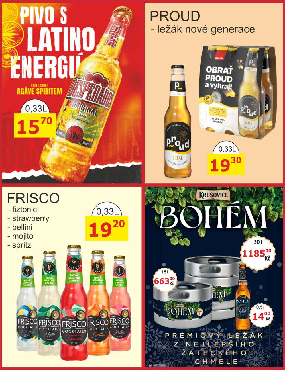 Leták BENE NÁPOJE leták - strana 38