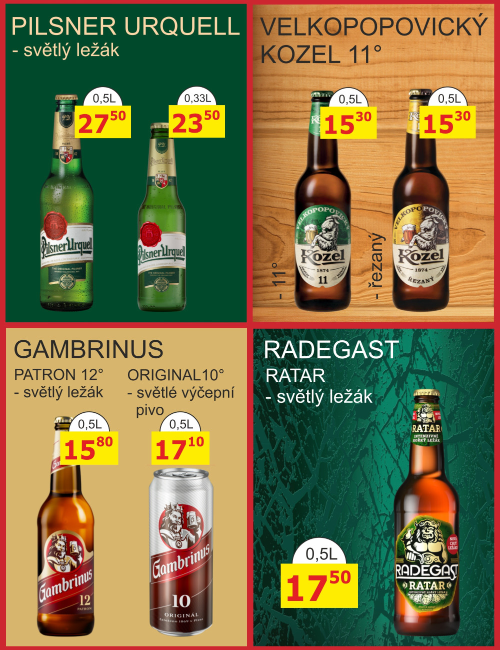 Leták BENE NÁPOJE leták - strana 39