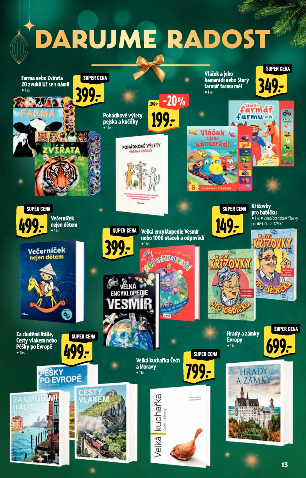 Leták Albert Hypermarket - Akční katalog Darujme radost - strana 13