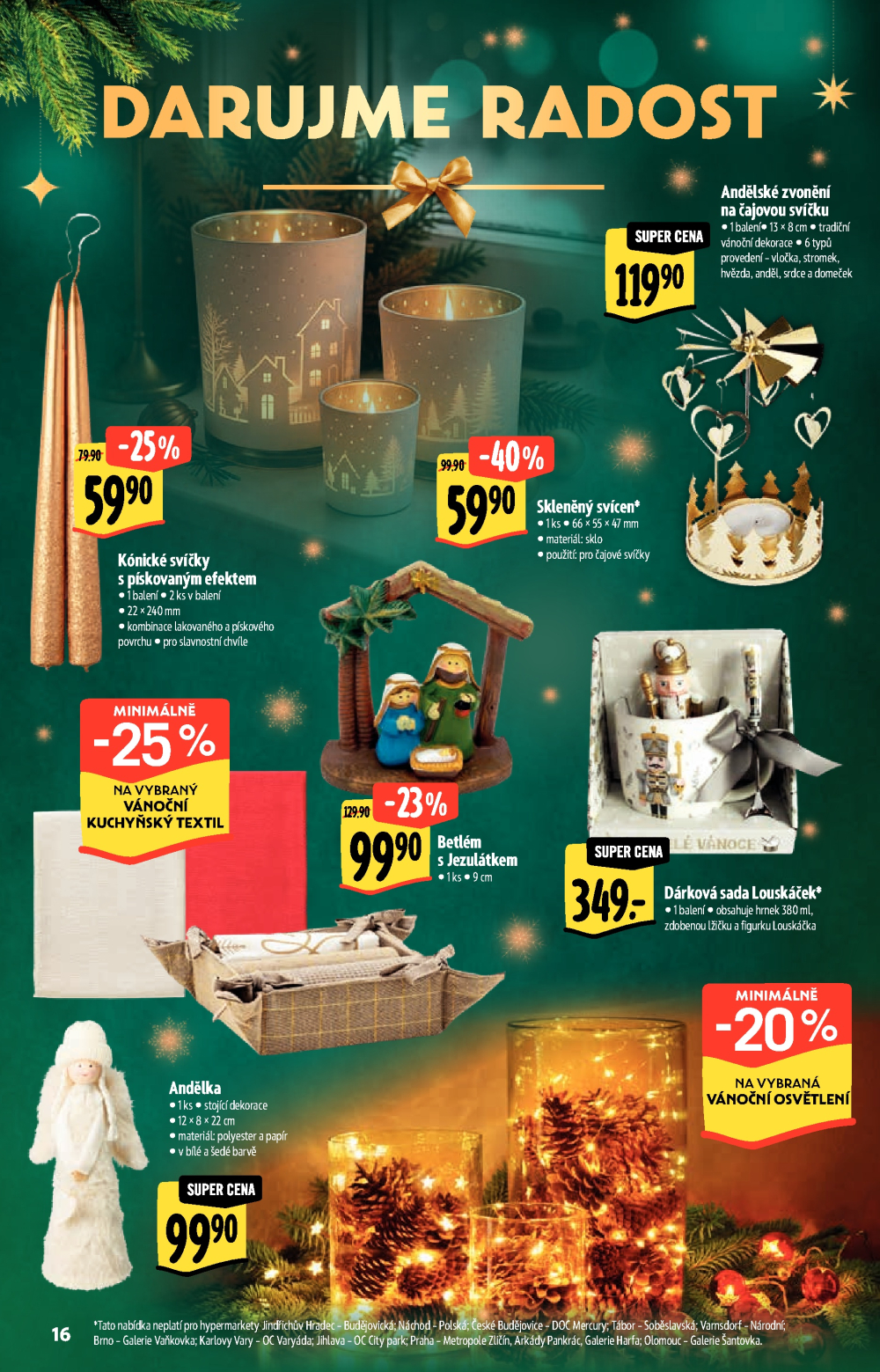 Leták Albert Hypermarket - Akční katalog Darujme radost - strana 16