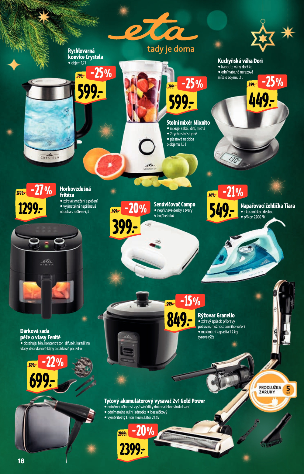 Leták Albert Hypermarket - Akční katalog Darujme radost - strana 18