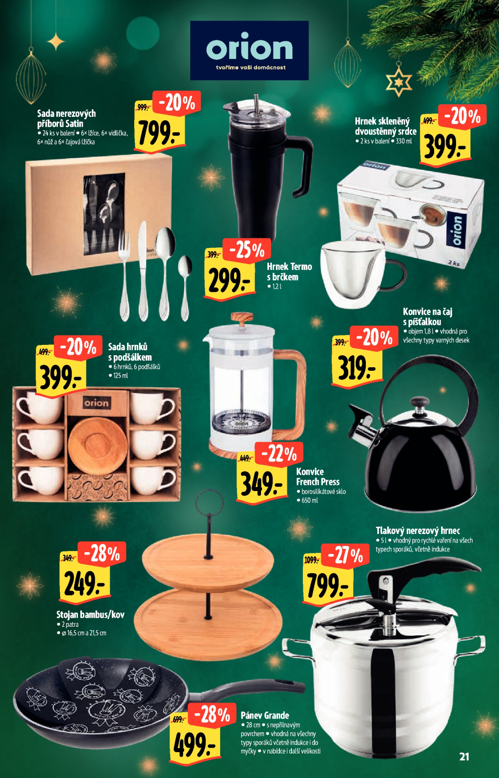 Leták Albert Hypermarket - Akční katalog Darujme radost - strana 21