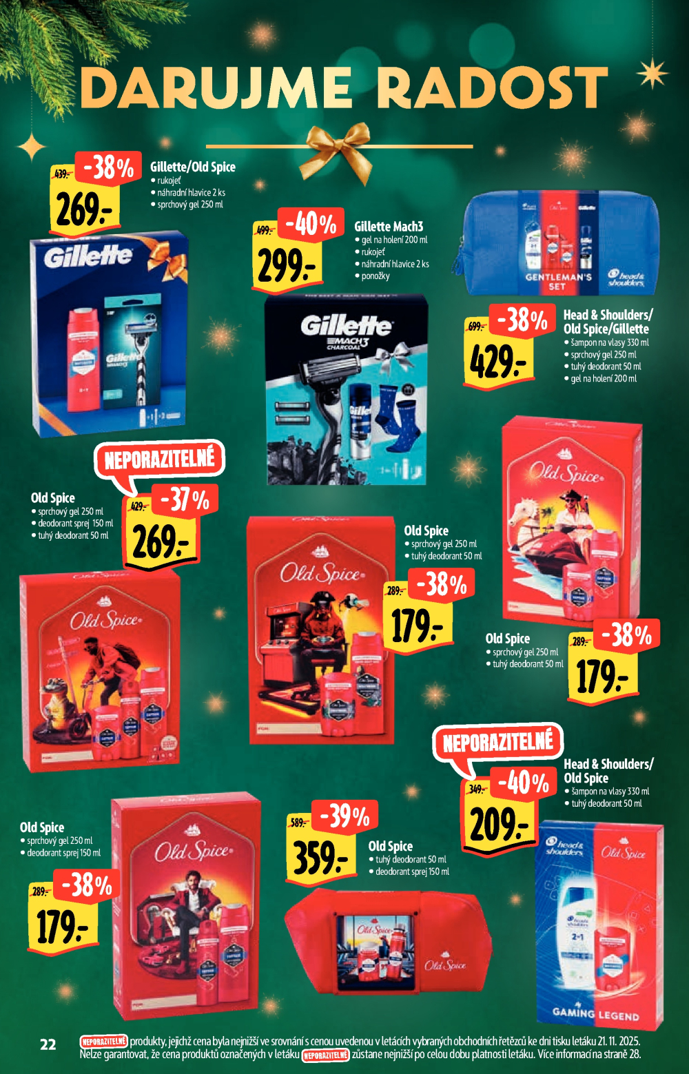 Leták Albert Hypermarket - Akční katalog Darujme radost - strana 22
