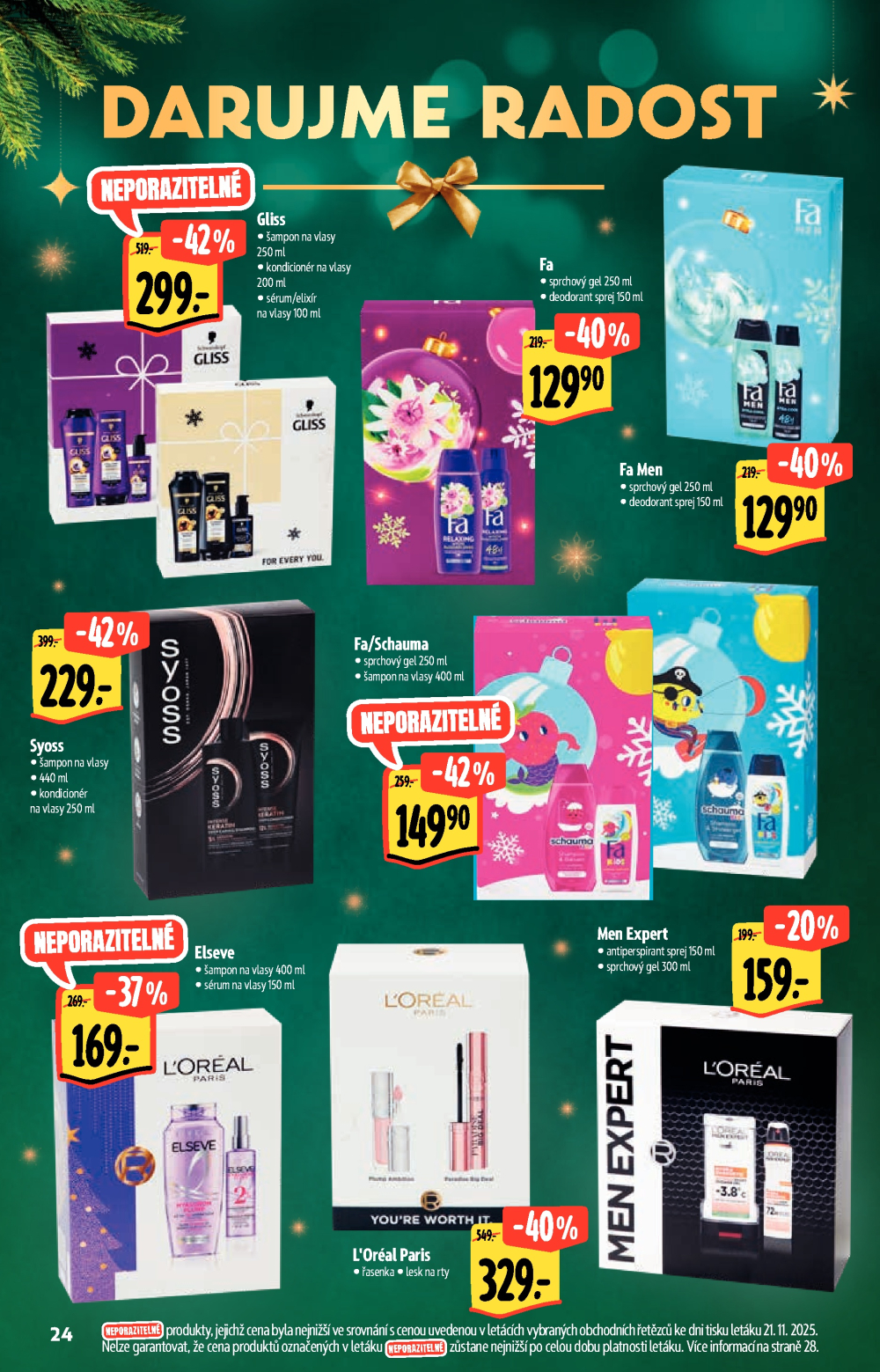 Leták Albert Hypermarket - Akční katalog Darujme radost - strana 24