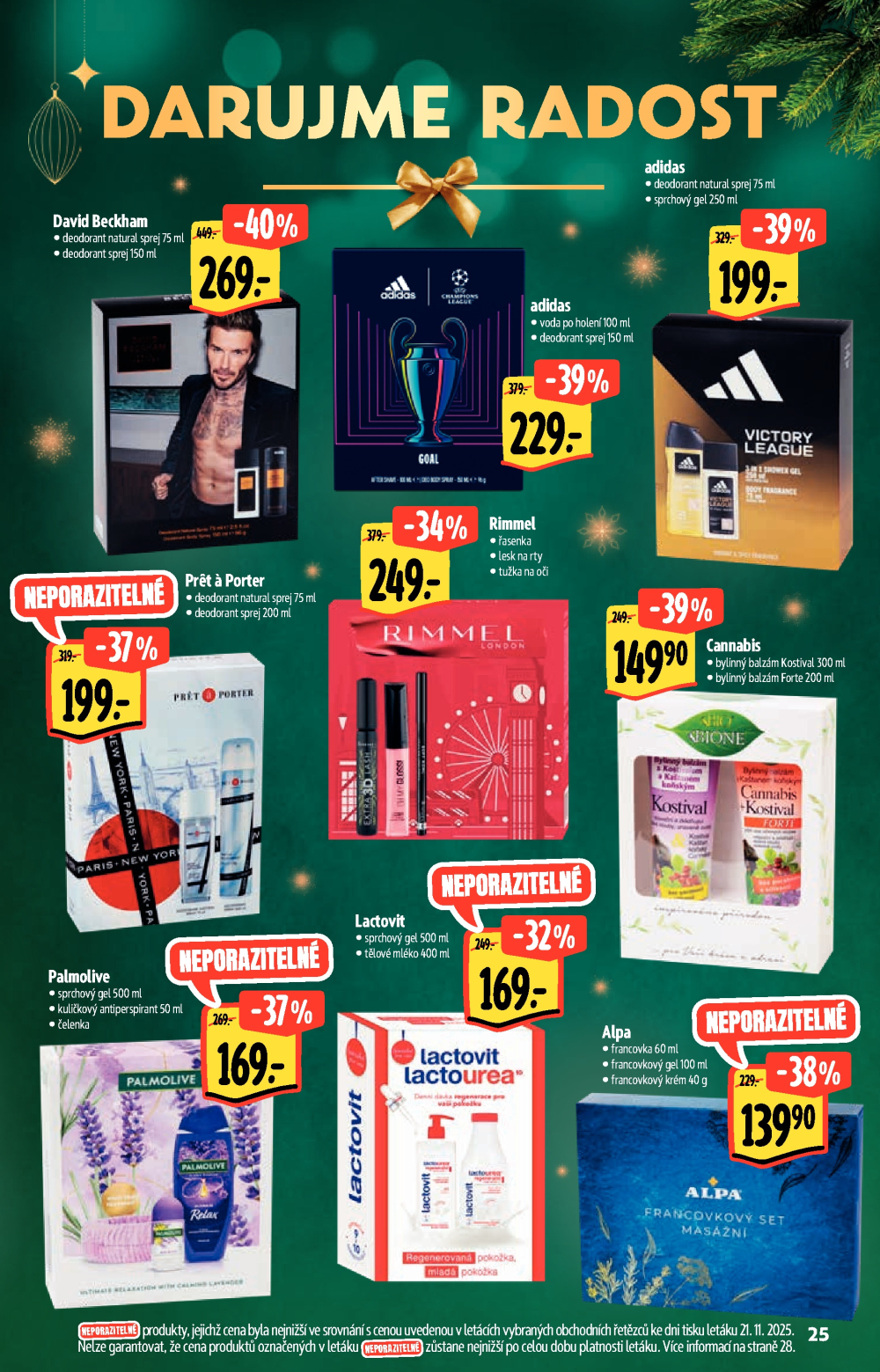Leták Albert Hypermarket - Akční katalog Darujme radost - strana 25