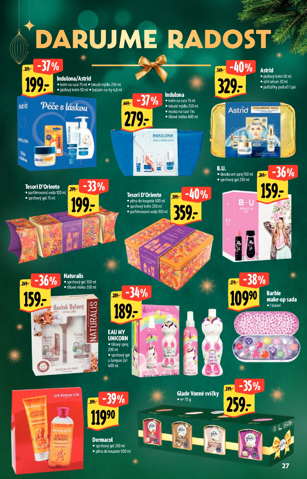 Leták Albert Hypermarket - Akční katalog Darujme radost - strana 27