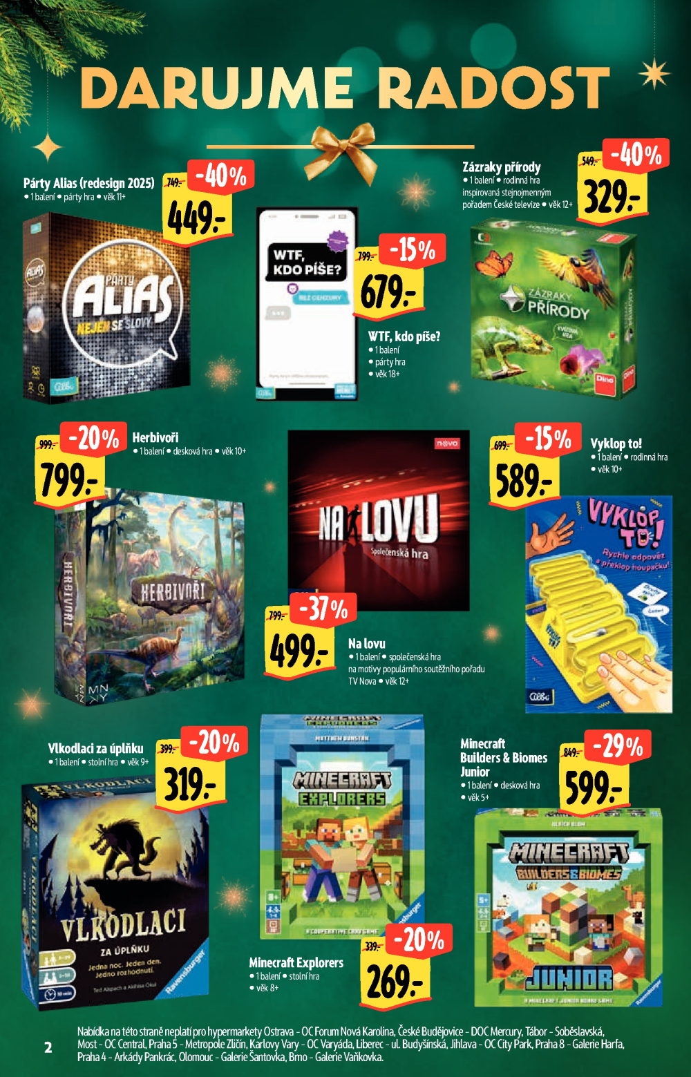 Leták Albert Hypermarket - Akční katalog Darujme radost - strana 2