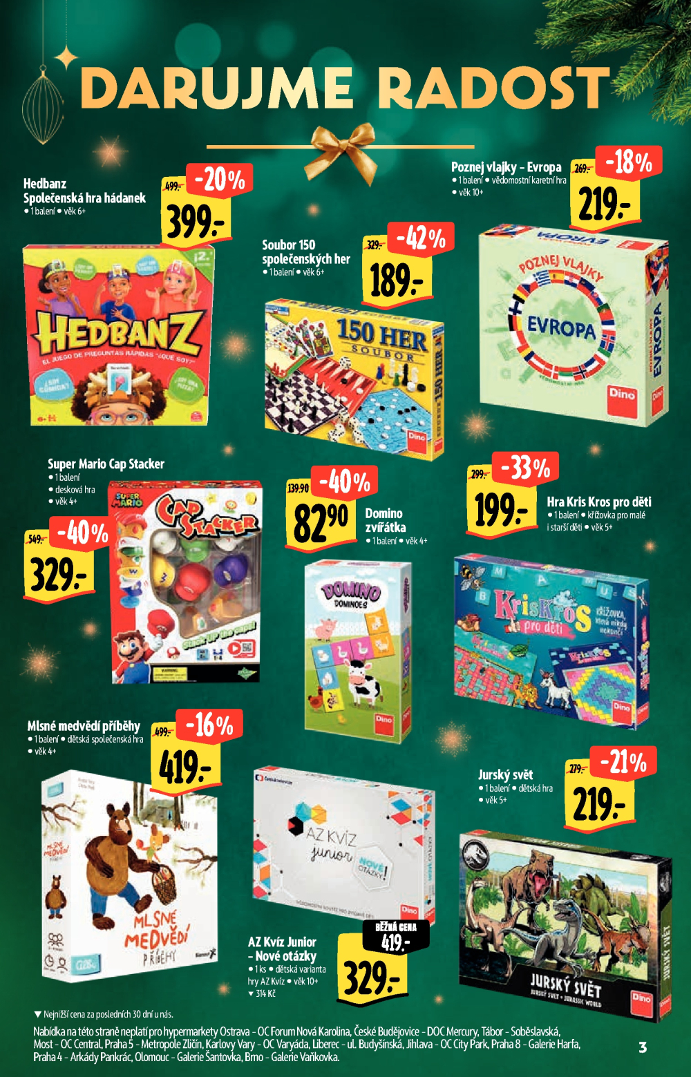 Leták Albert Hypermarket - Akční katalog Darujme radost - strana 3
