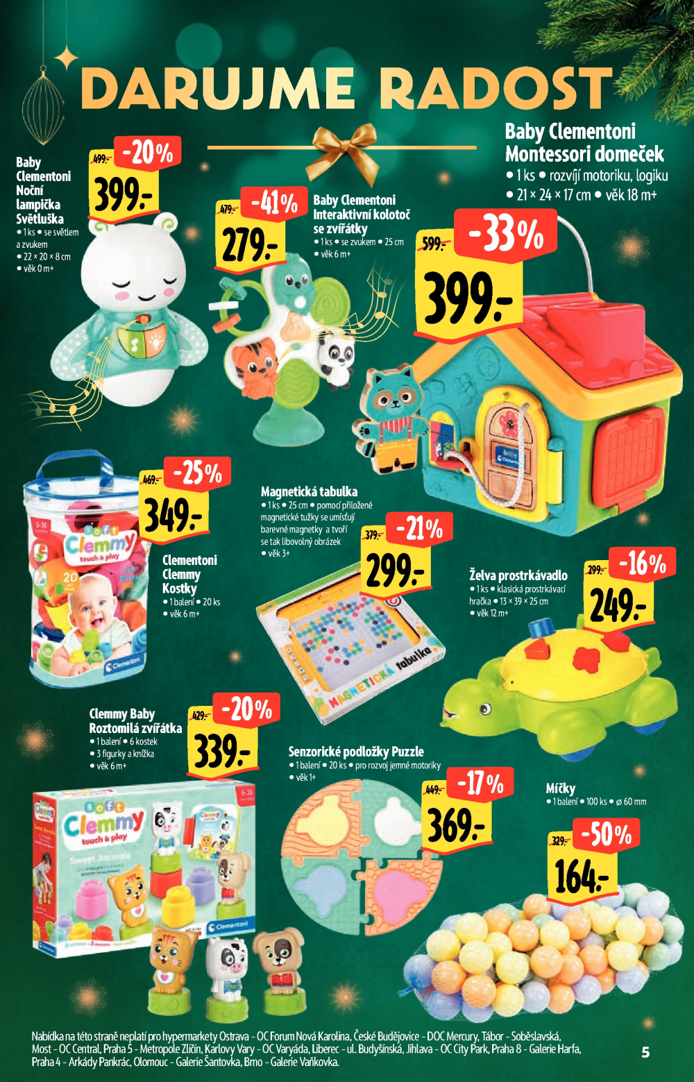 Leták Albert Hypermarket - Akční katalog Darujme radost - strana 5