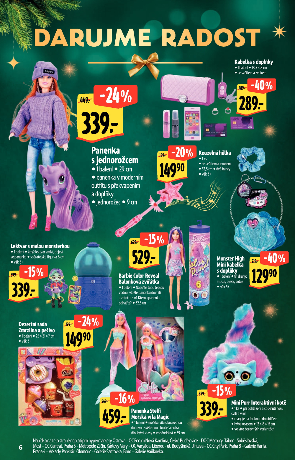 Leták Albert Hypermarket - Akční katalog Darujme radost - strana 6